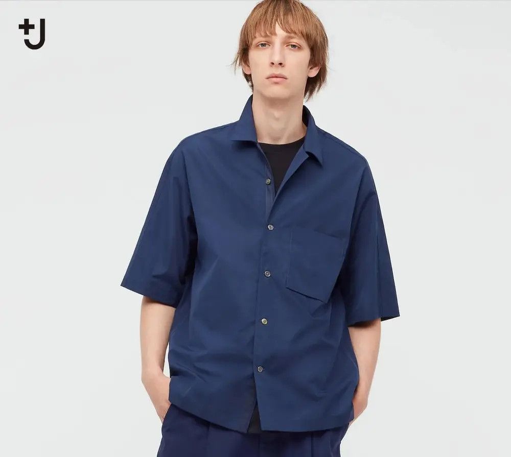 Jil Sander Jil Sander X Uniqlo +J Supima Oversized Collar Shirt Size US L / EU 52-54 / 3 - 1 Thumbnail
