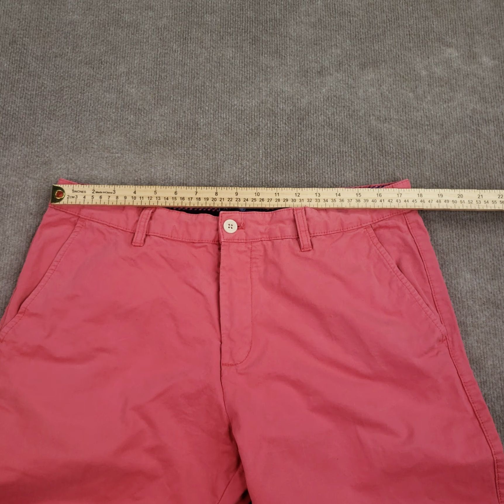 Vintage Charleston Threads Chino Pants Mens 35x30 Pink Straight Fit Size US 35 - 4 Thumbnail