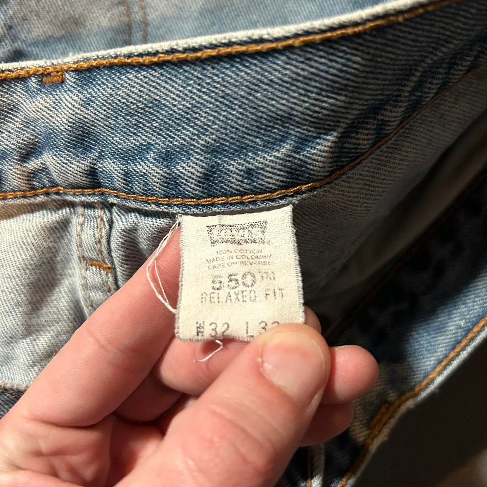 Levi's 90s levis 550 light Size US 36 / EU 52 - 3 Thumbnail