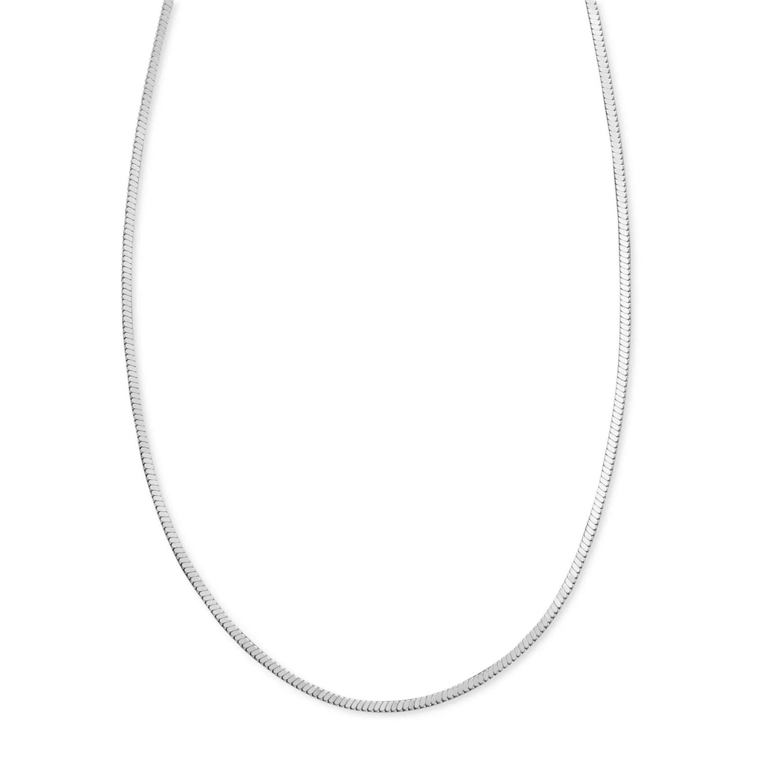 Giani Bernini Giani Bernini SterlingSilver Square Snake Chain Necklace 18" Size ONE SIZE - 1 Thumbnail