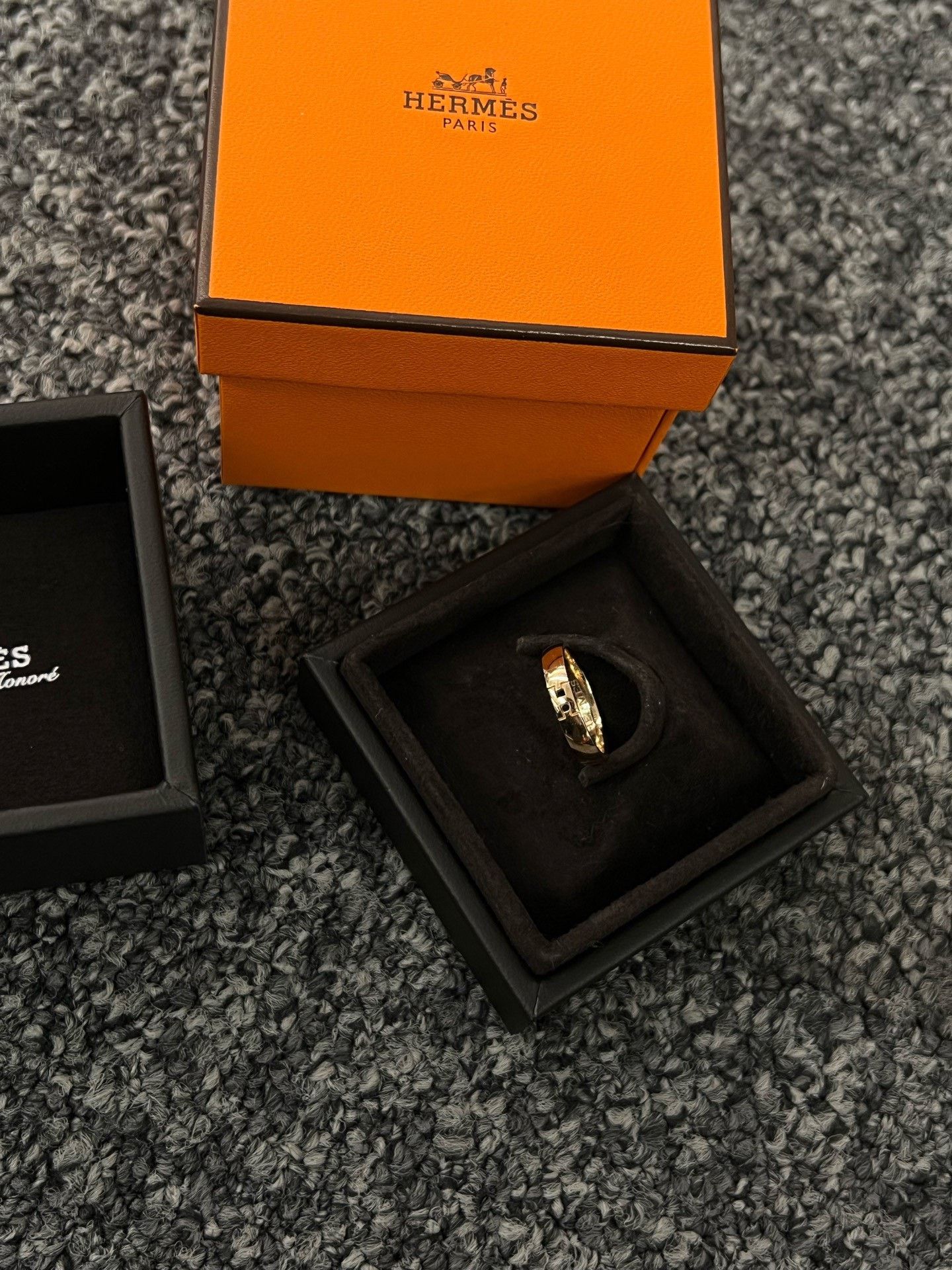 Hermes Hermès 18k Rose Gold Ring Size ONE SIZE - 1 Thumbnail