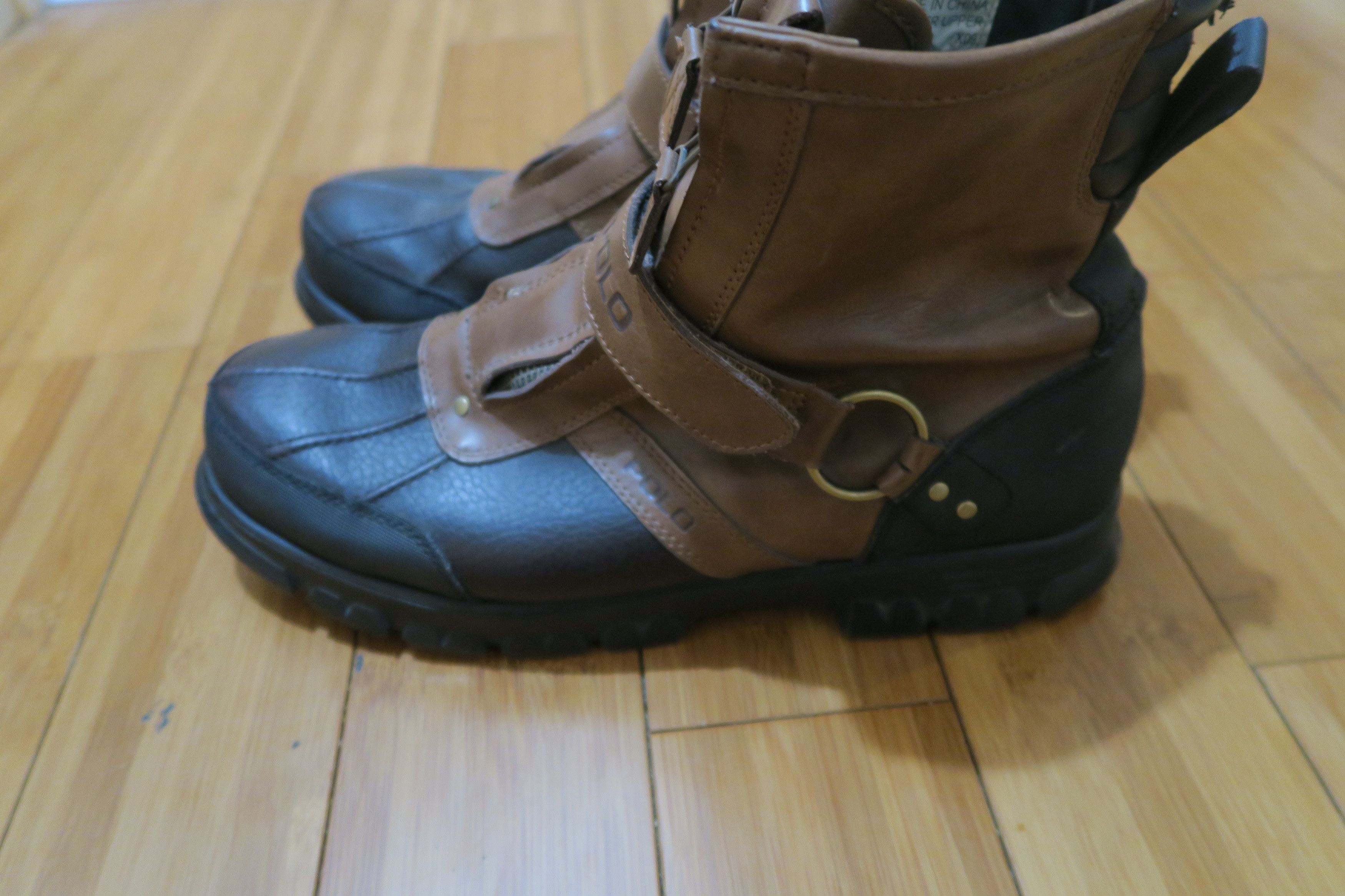 Polo Ralph Lauren VTG Polo Ralph Lauren Mens Conquest Hi II Boots Leather Size US 13 / EU 46 - 3 Thumbnail