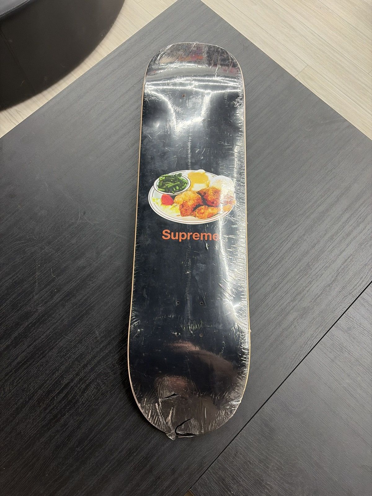 Supreme Supreme Chicken Dinner Black Skateboard Deck Size ONE SIZE - 1 Thumbnail