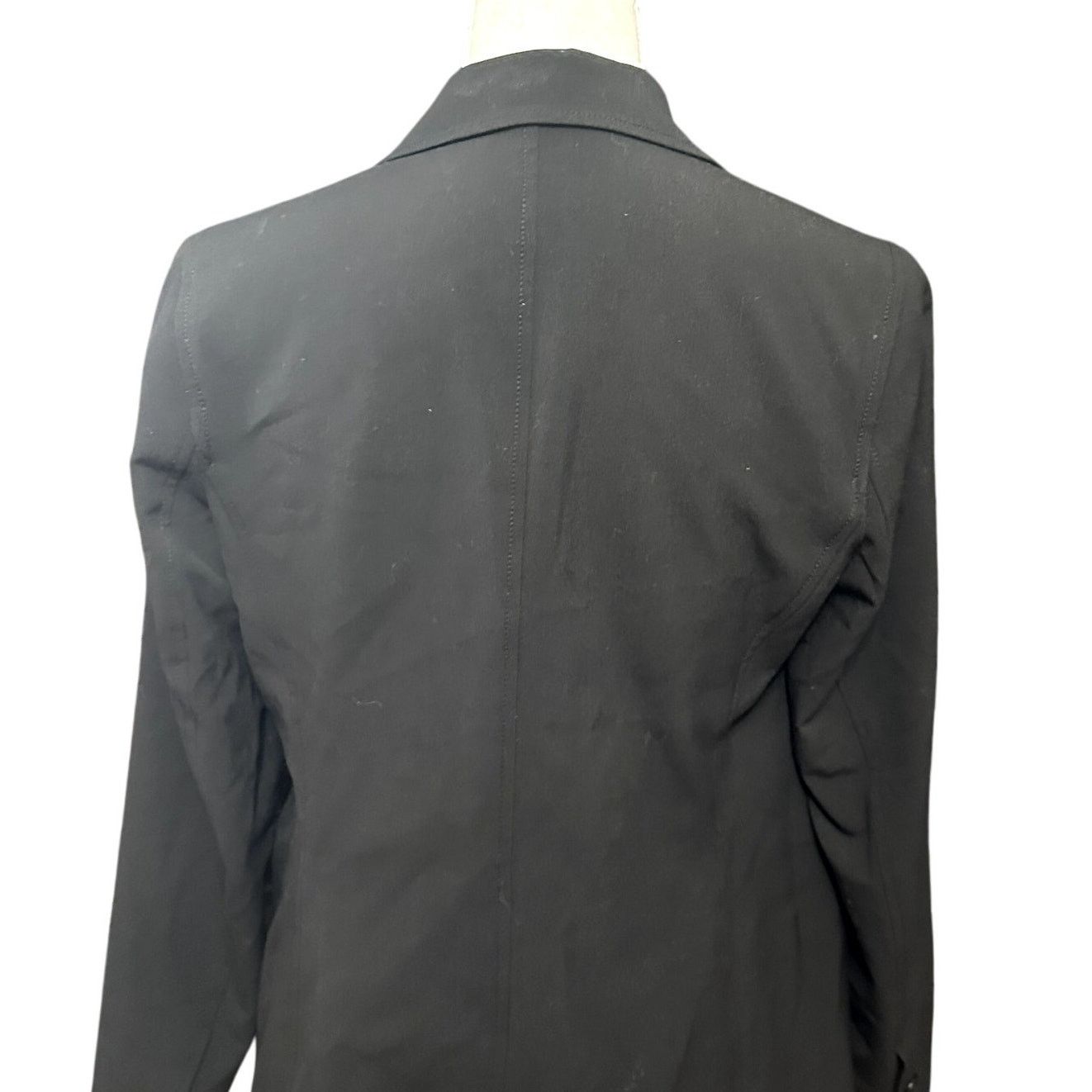 Anne Klein Ann Klein Blazer Jacket Notch Lapel Two Button Black Women 6 Size M / US 6-8 / IT 42-44 - 5 Thumbnail