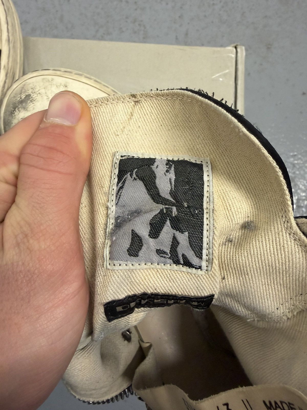 Rick Owens Drkshdw Rick Owens Drkshdw High Ramones Sneakers With Box And Bag Size US 10 / EU 43 - 9 Thumbnail