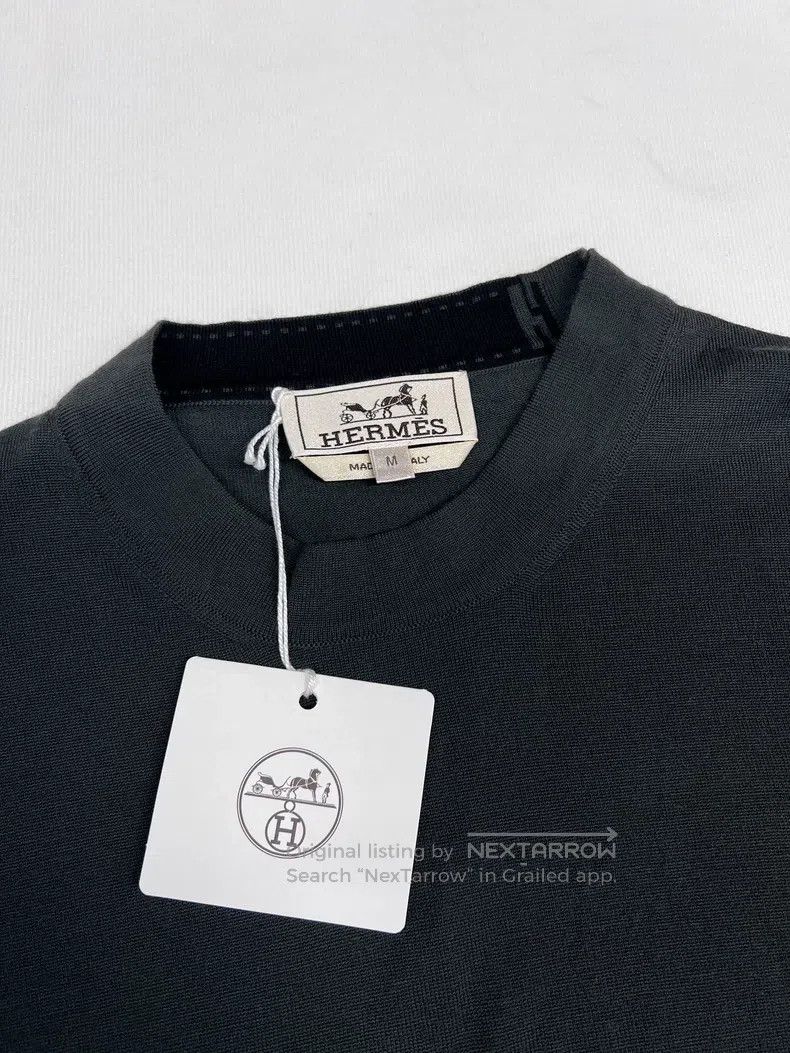 Hermes Hermes Men's Knitted Underwear, Soft Grey Size US M / EU 48-50 / 2 - 2 Thumbnail