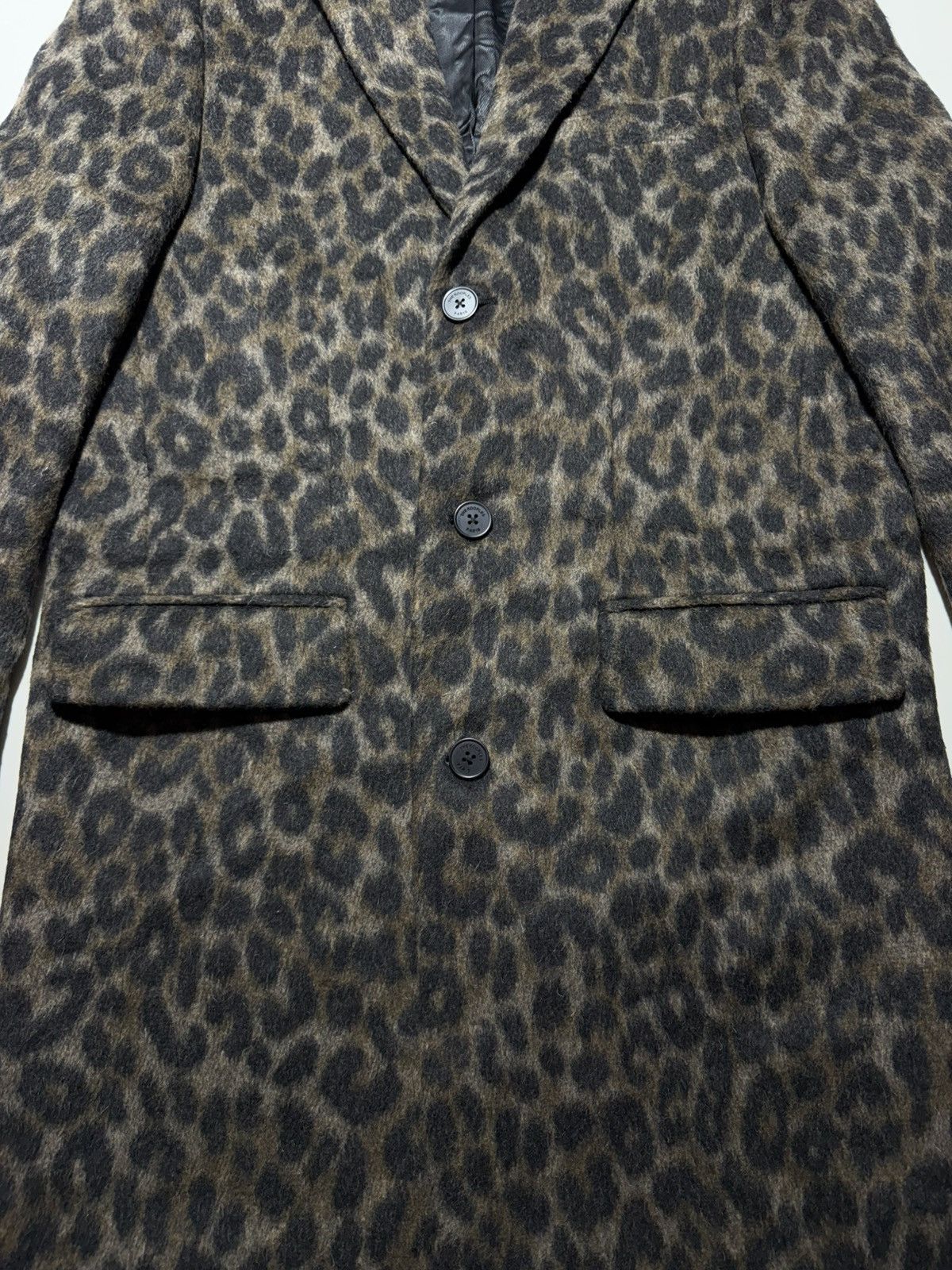 The Kooples The Kooples Leopard Wool Coat Size US XS / EU 42 / 0 - 3 Thumbnail