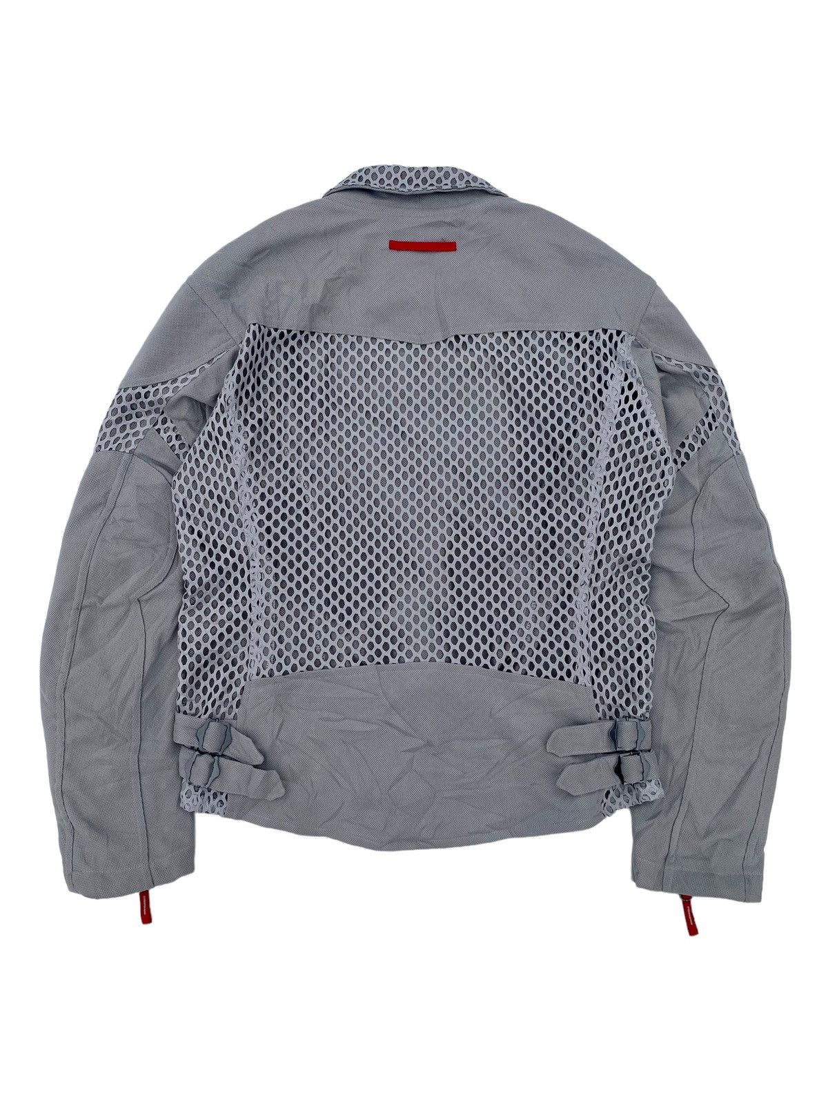 Japanese Brand Shiniciro Arakawa - Mesh Biker Jacket Size US M / EU 48-50 / 2 - 4 Thumbnail