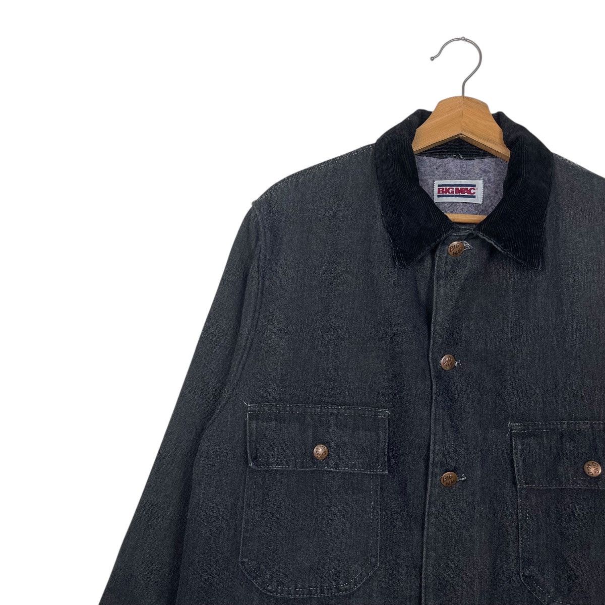 Big Mac Vintage 90s Big Mac Chore Denim Jacket Size US M / EU 48-50 / 2 - 6 Thumbnail