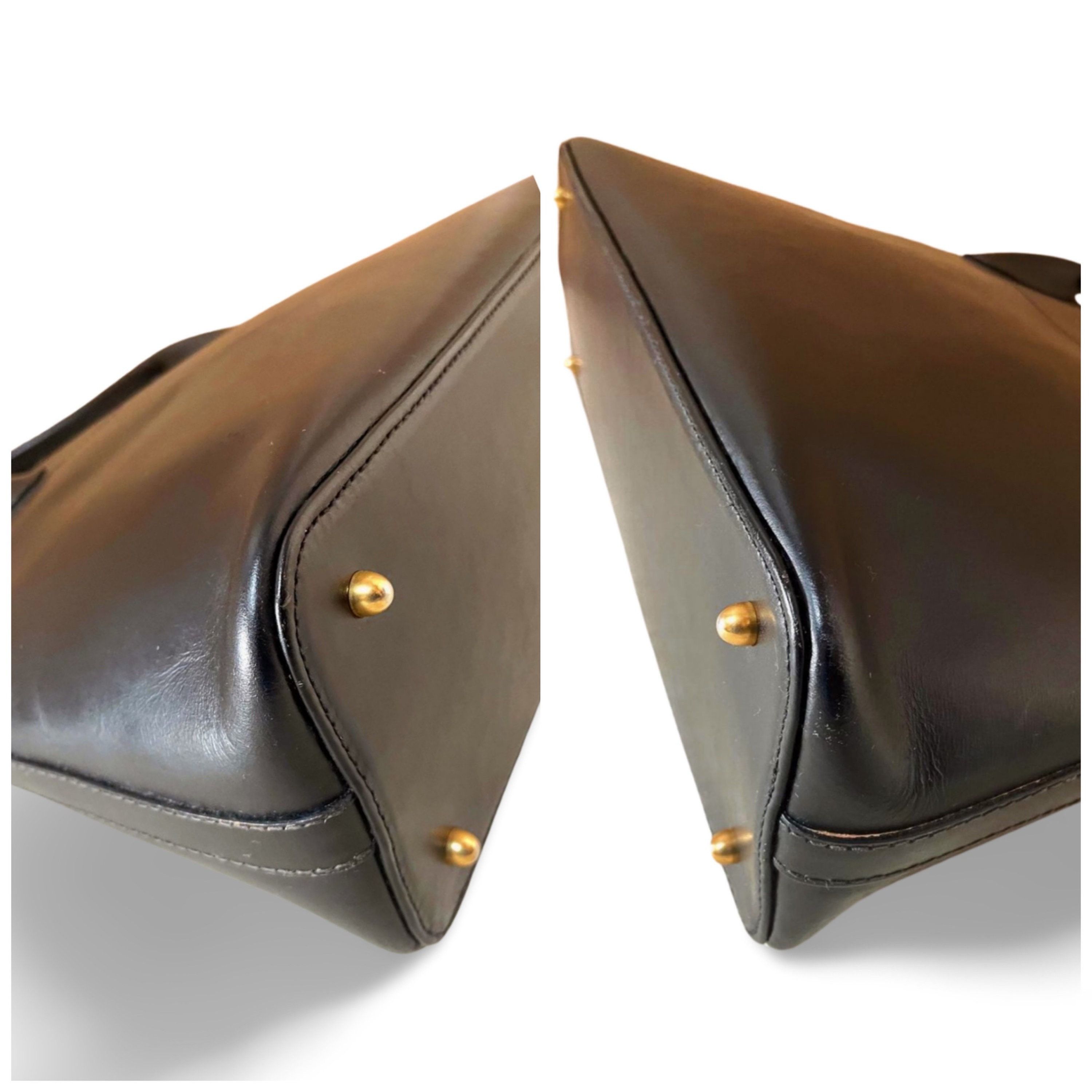 Roberta di Camerino Vintage Roberta di Camerino black leather mini bolide bag Size ONE SIZE - 6 Thumbnail