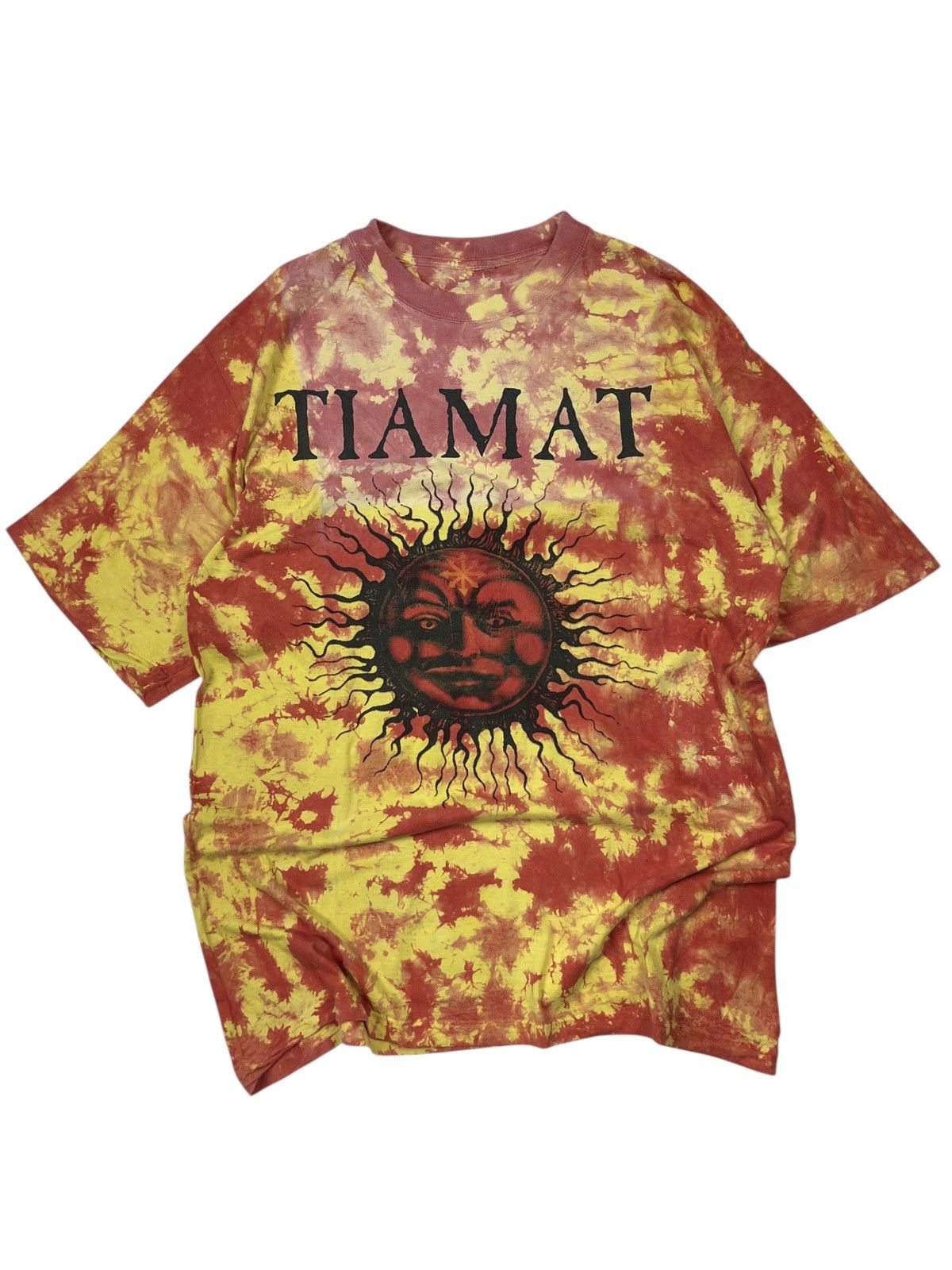 90s tiamat ビンテージ Tシャツ　XL Band Tees Vintage Tiamat Wildhoney World Tour 1994/95 T-shirt Tie