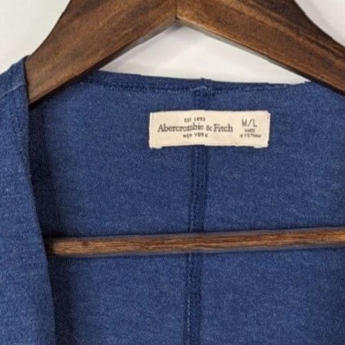 Abercrombie & Fitch Abercrombie & Fitch Cardigan Sweater Blue Long Sleeve Open Front Womens M/L Size M / US 6-8 / IT 42-44 - 7 Thumbnail