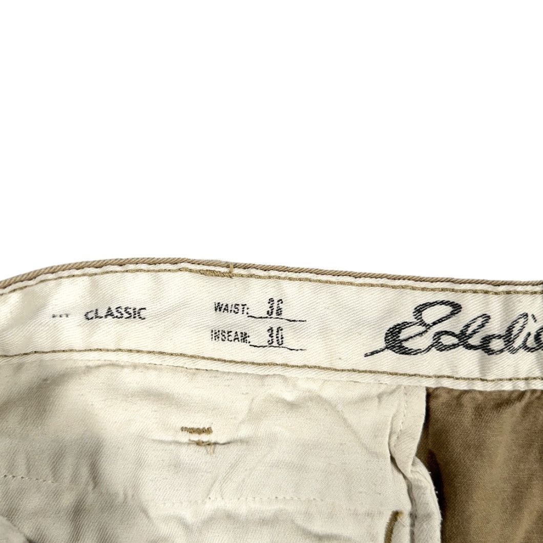 Eddie Bauer VINTAGE Eddie Bauer Pants Mens 36x28 Brown Khaki Tan Classic Fit Cotton Legend Wash Size US 36 / EU 52 - 6 Thumbnail