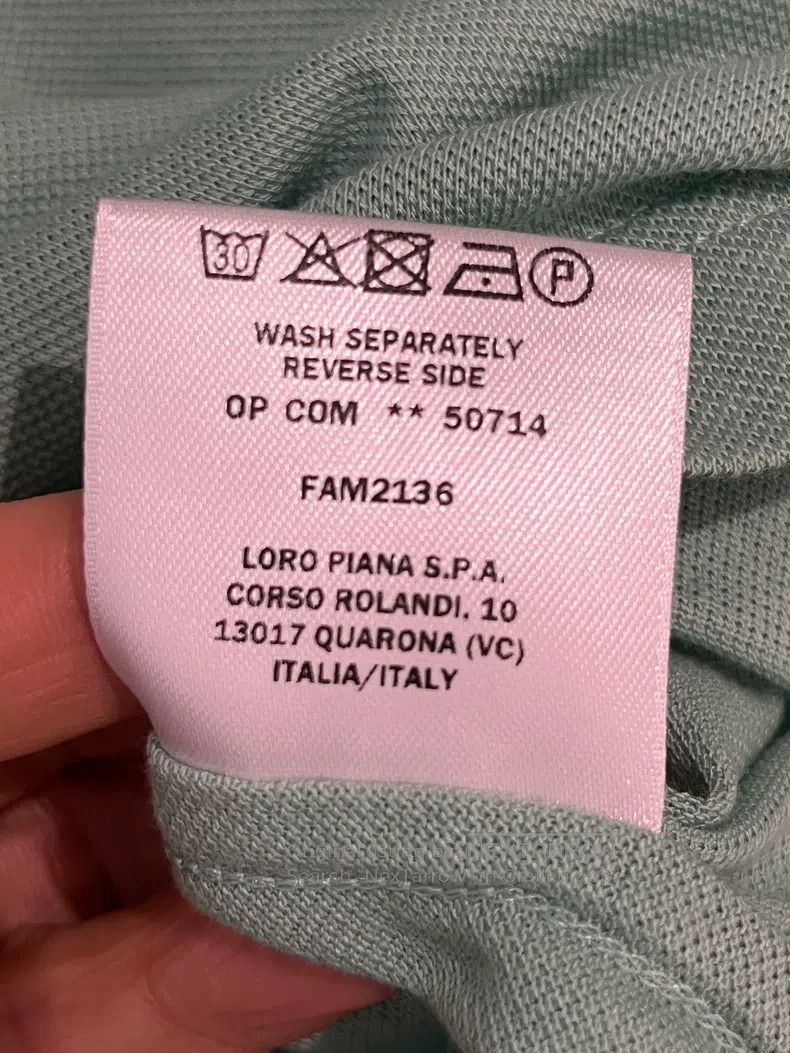 Loro Piana Loro Piana Solid Color Breathable Casual Short Sleeve Polo Size US M / EU 48-50 / 2 - 7 Thumbnail
