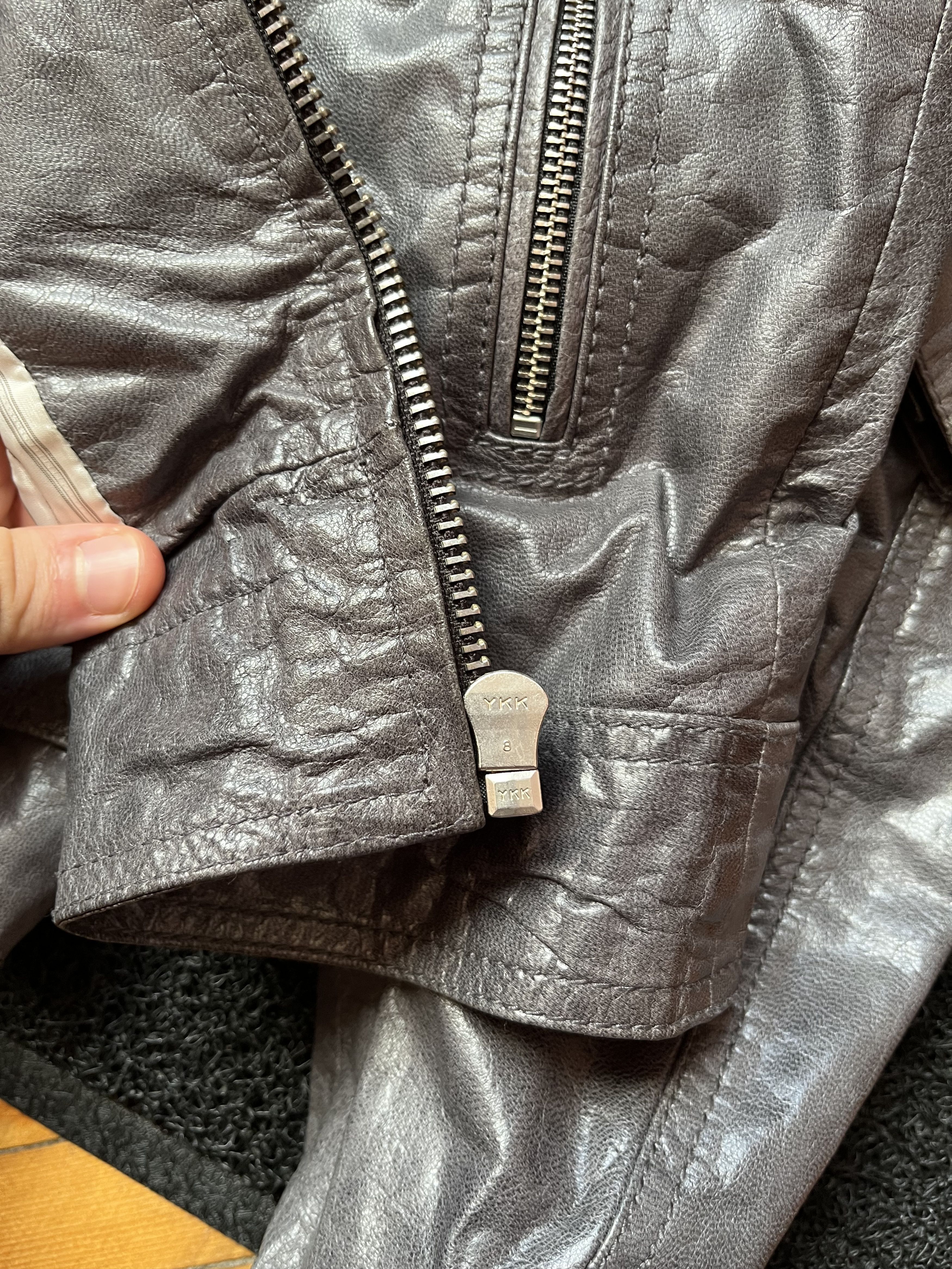 Dolce & Gabbana Vintage Dolce&Gabbana DG Goatskin Leather Authentic Jacket Size US S / EU 44-46 / 1 - 7 Thumbnail