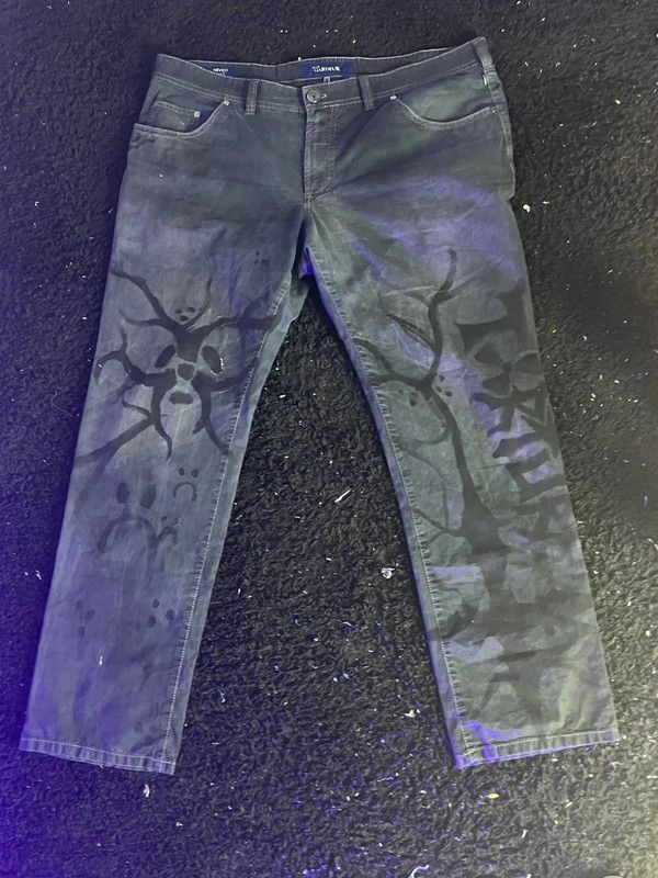 Japanese Brand Goth Dark Alt Pants Punk Oversize Baggy Y2k Custom Pants Size US 40 / EU 56 - 4 Thumbnail