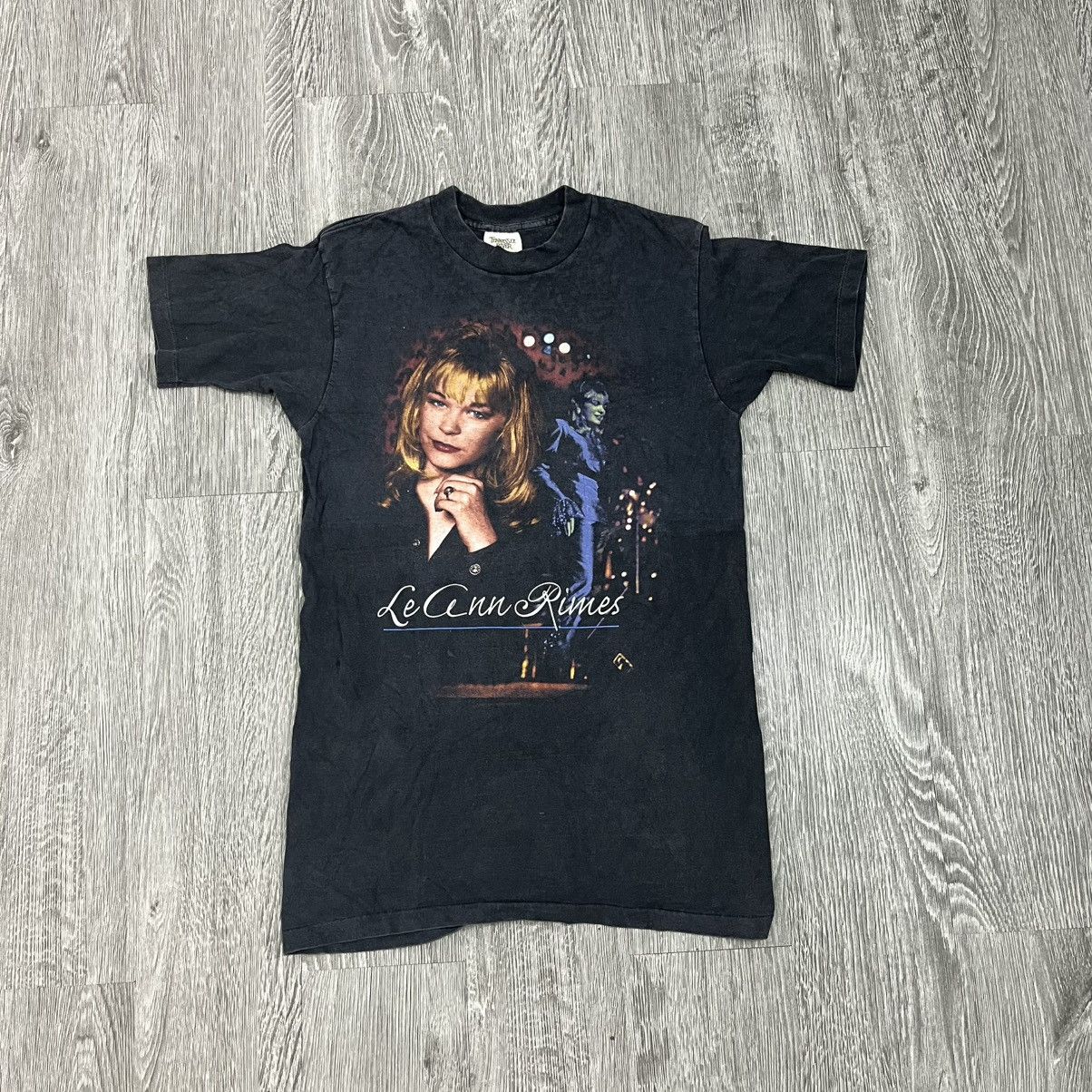 Band Tees Vintage LeAnn Rimes 1990 Tennessee River Gold Country Size US M / EU 48-50 / 2 - 1 Thumbnail
