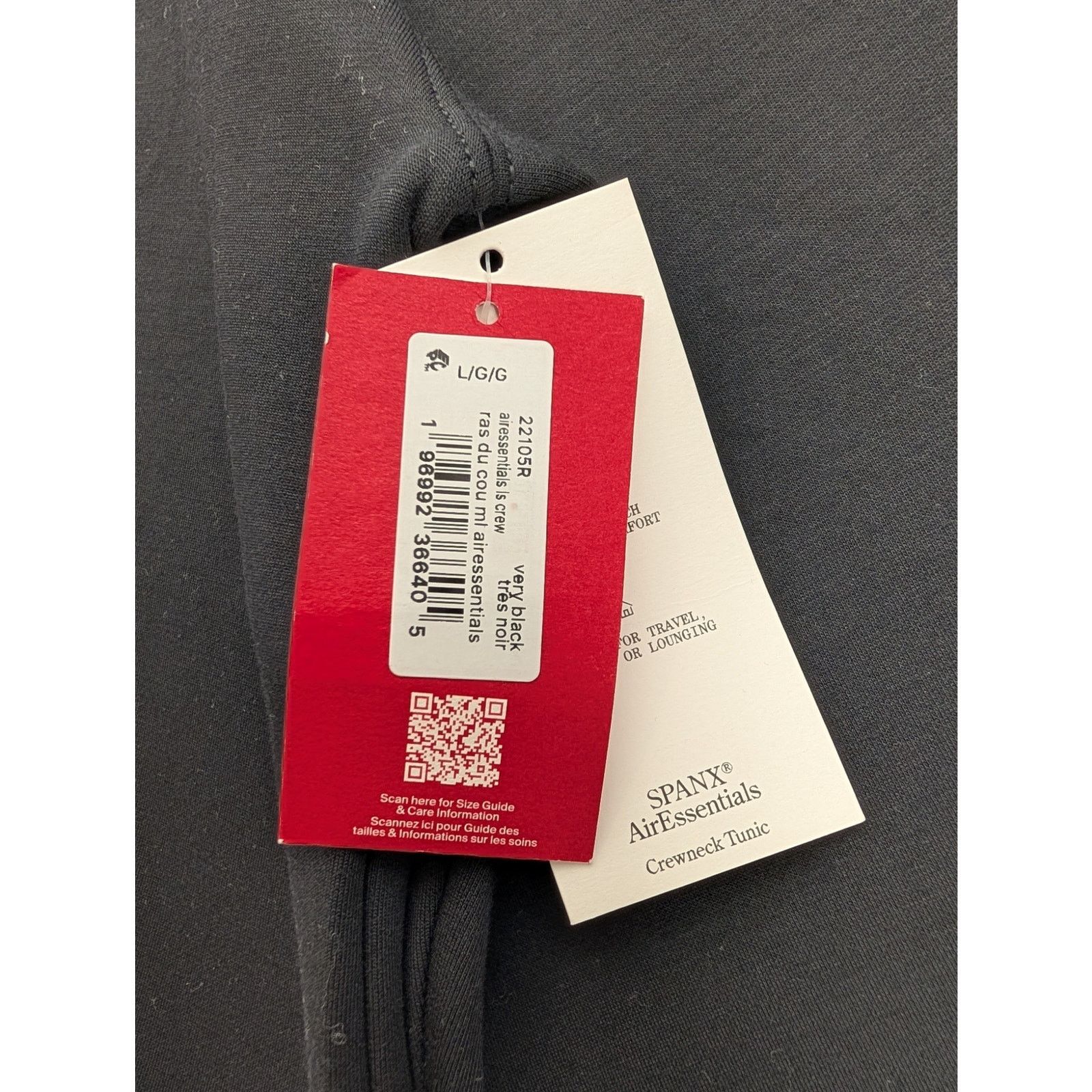 Spanx NWT Spanx AirEssentials Crewneck Tunic in Very Black size L Size XL / US 12-14 / IT 48-50 - 5 Thumbnail