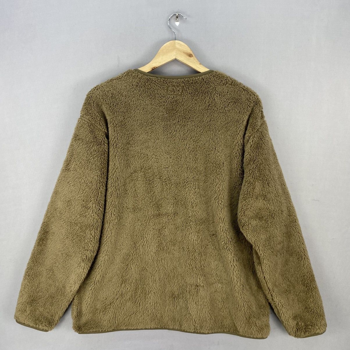 Japanese Brand ⁠Uniqlo Brown Fleece Crewneck Utility Pocket Size US L / EU 52-54 / 3 - 4 Thumbnail