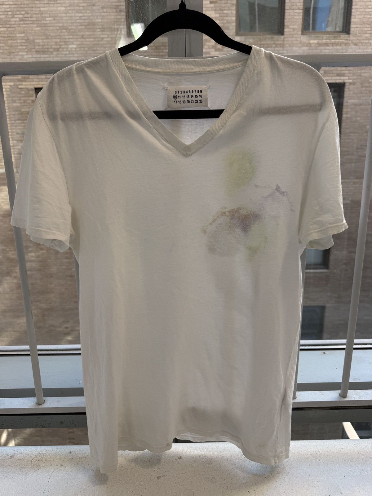 Maison Margiela Water Stain Tee Size US M / EU 48-50 / 2 - 1 Thumbnail