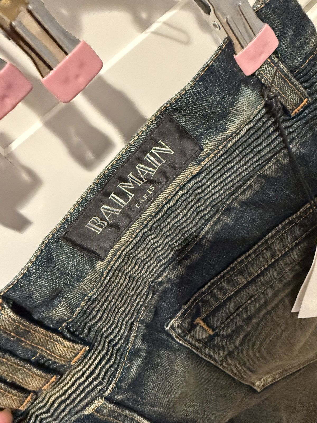 Balmain Balmain biker jeans Size US 34 / EU 50 - 3 Thumbnail