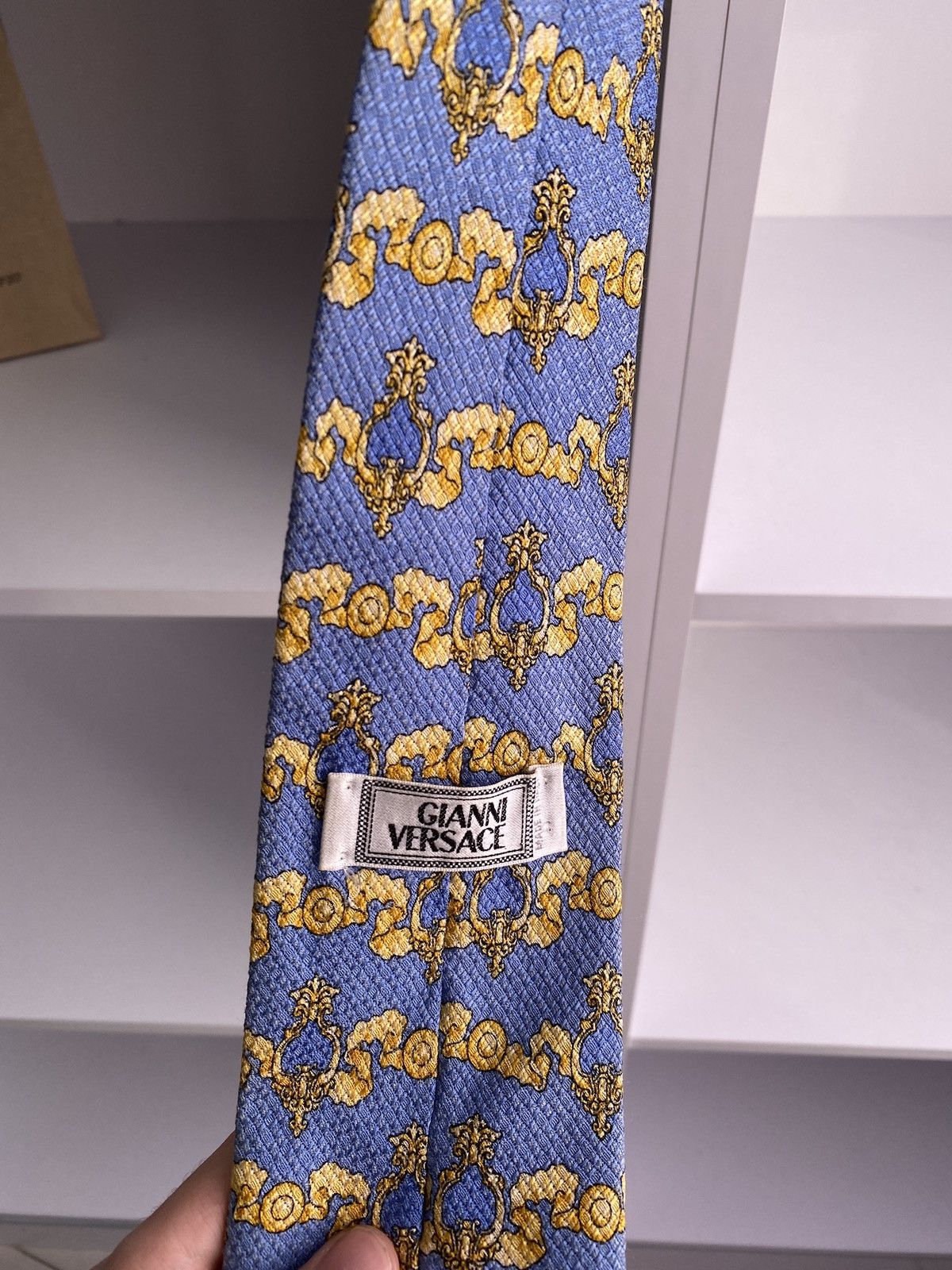 Versace × Vintage Vintage Gianni Versace Tie Size ONE SIZE - 5 Thumbnail