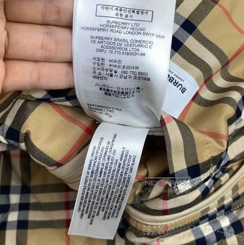 Burberry Burberry Quilted Cotton Winter Jacket in Light Brown. Size M / US 6-8 / IT 42-44 - 5 Thumbnail