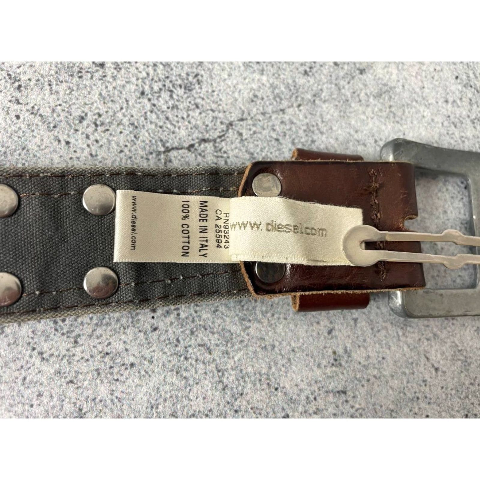 Diesel Diesel Belt Men Classic Adjustable Pin-Buckle Brown Formal Outdoor Belt Clothing Accessories Mens Dress Belt Brown Adjustable Buckle Diesel Belt Size ONE SIZE - 7 Thumbnail