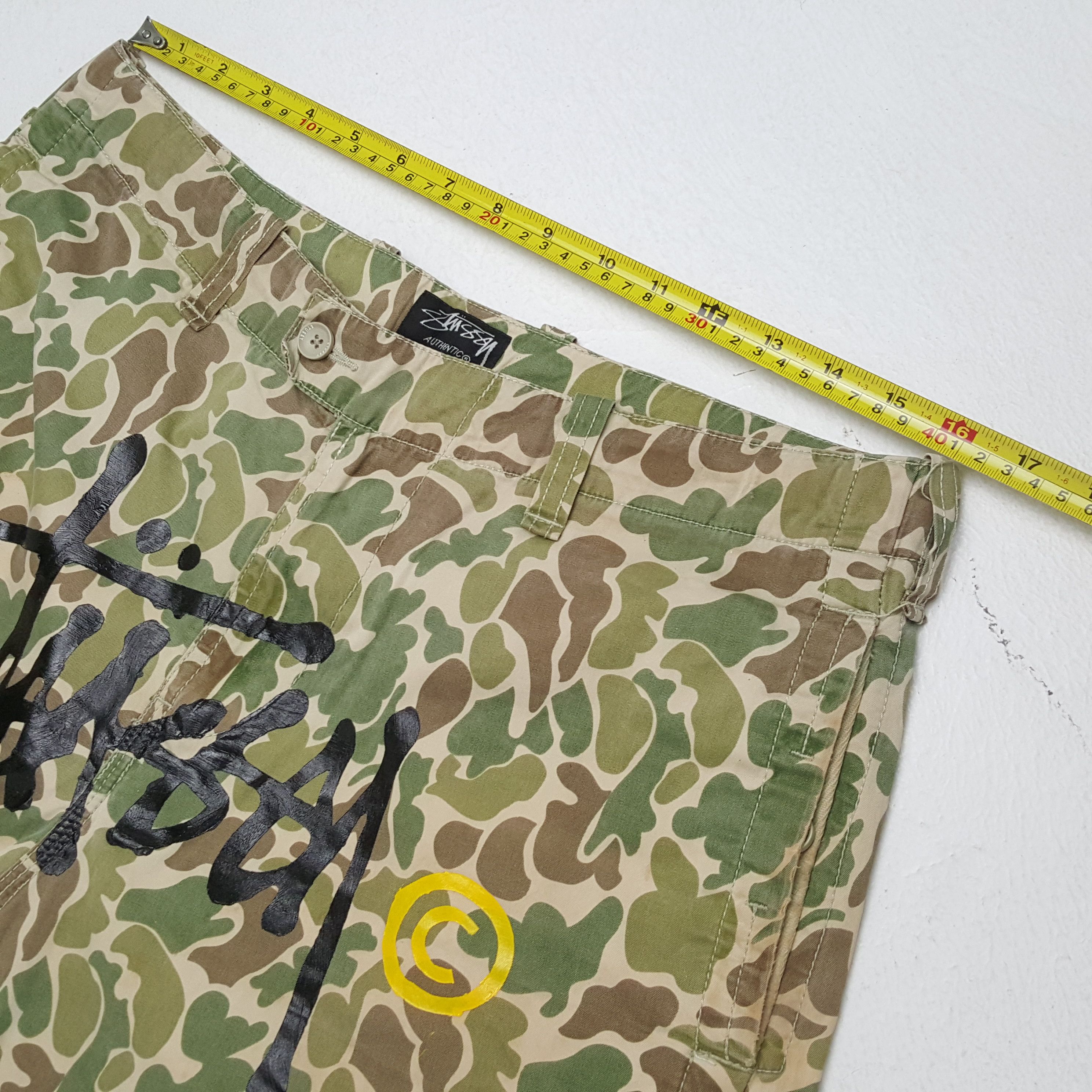 Stussy × Vintage Vintage STUSSY Streetwear Skateboard Logo Style Short Pants Size US 32 / EU 48 - 5 Thumbnail