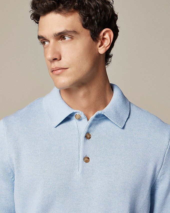 J.Crew Heritage Cotton Sweater Polo Size US L / EU 52-54 / 3 - 3 Thumbnail