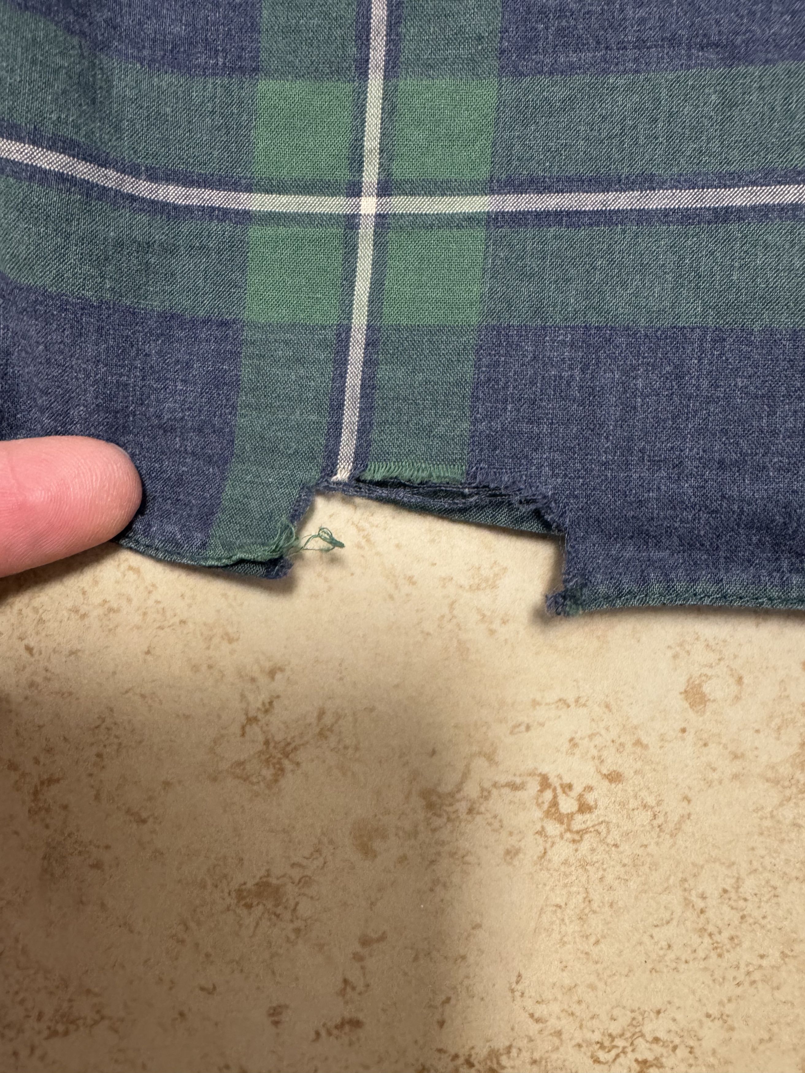 J.Crew J Crew Green Blue Tartan Button Down Shirt - Size L Slim Size US L / EU 52-54 / 3 - 4 Thumbnail