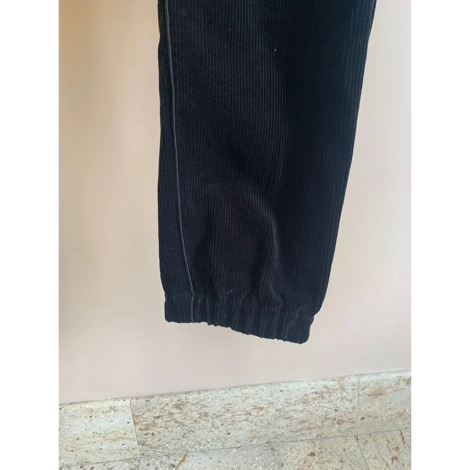 Saint Laurent Paris o1rshd1 Corduroy Drawstring Pants in Black Size US 34 / EU 50 - 13 Thumbnail