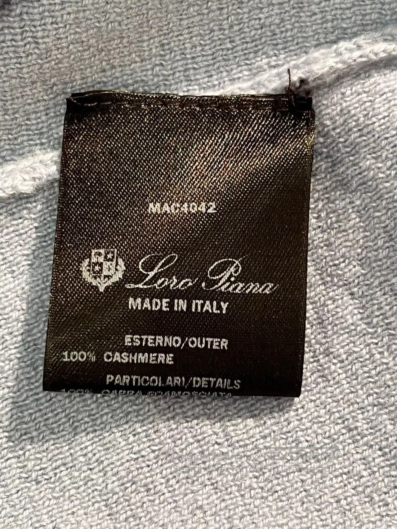 Loro Piana Loro Piana Men's Cashmere Hoodie. Size US L / EU 52-54 / 3 - 7 Thumbnail