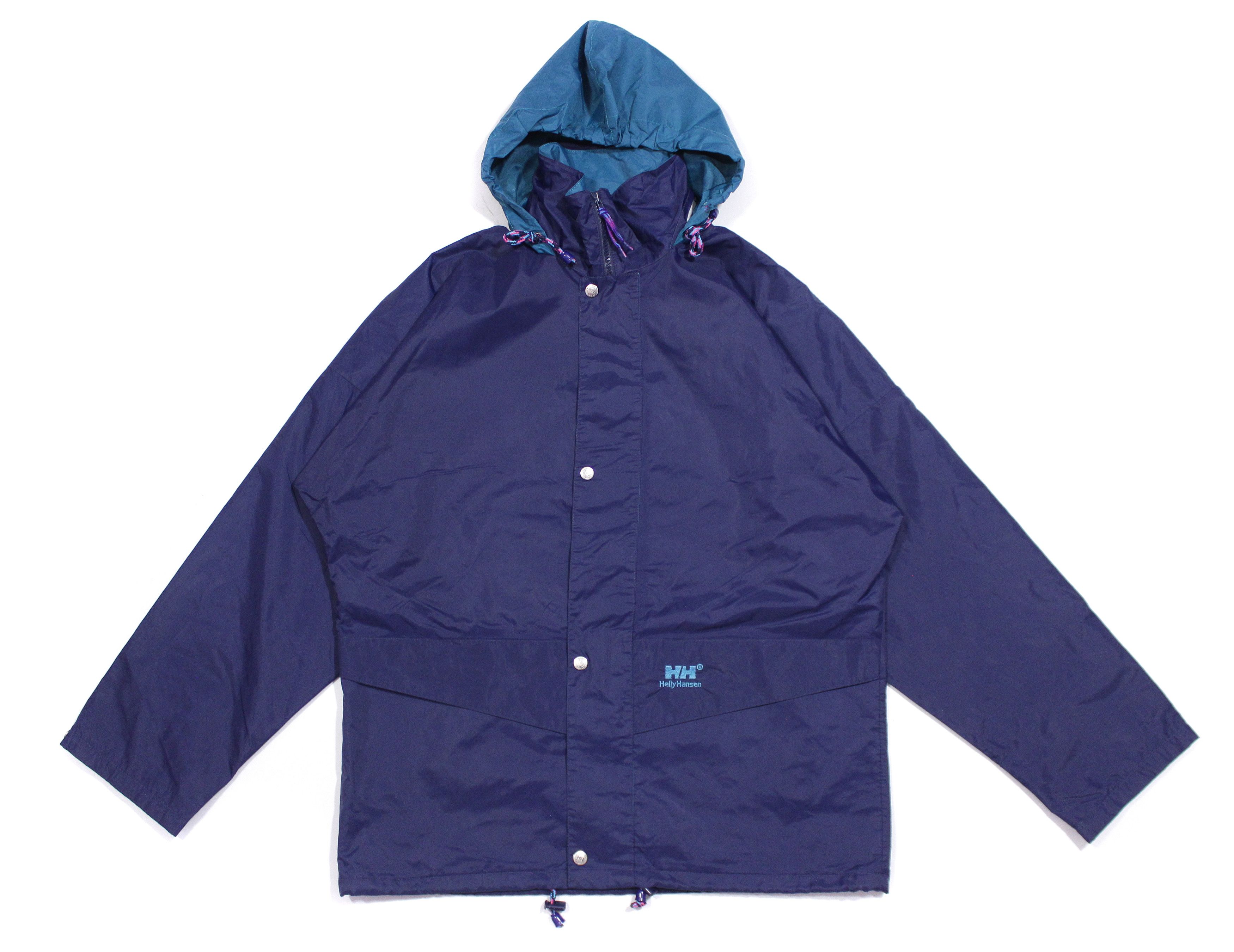 Helly Hansen 90S Logo Nylon Rain Jacket | Grailed