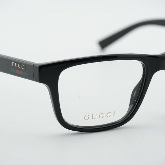 Gucci Gucci GG1987O 001 Eyeglasses Black 54mm Square Frame Size ONE SIZE - 5 Thumbnail
