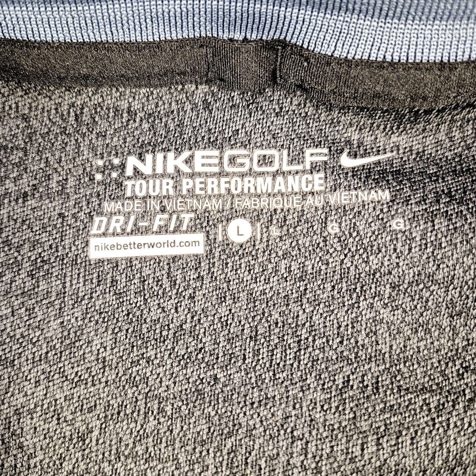 Nike Nike Golf Tour Performance Pullover Men's Large Dri Fit Blue Size US L / EU 52-54 / 3 - 7 Thumbnail