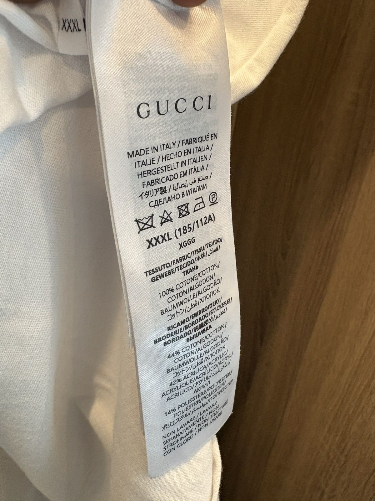 Gucci GUCCI LOGO TEE Size US XXL / EU 58 / 5 - 4 Thumbnail
