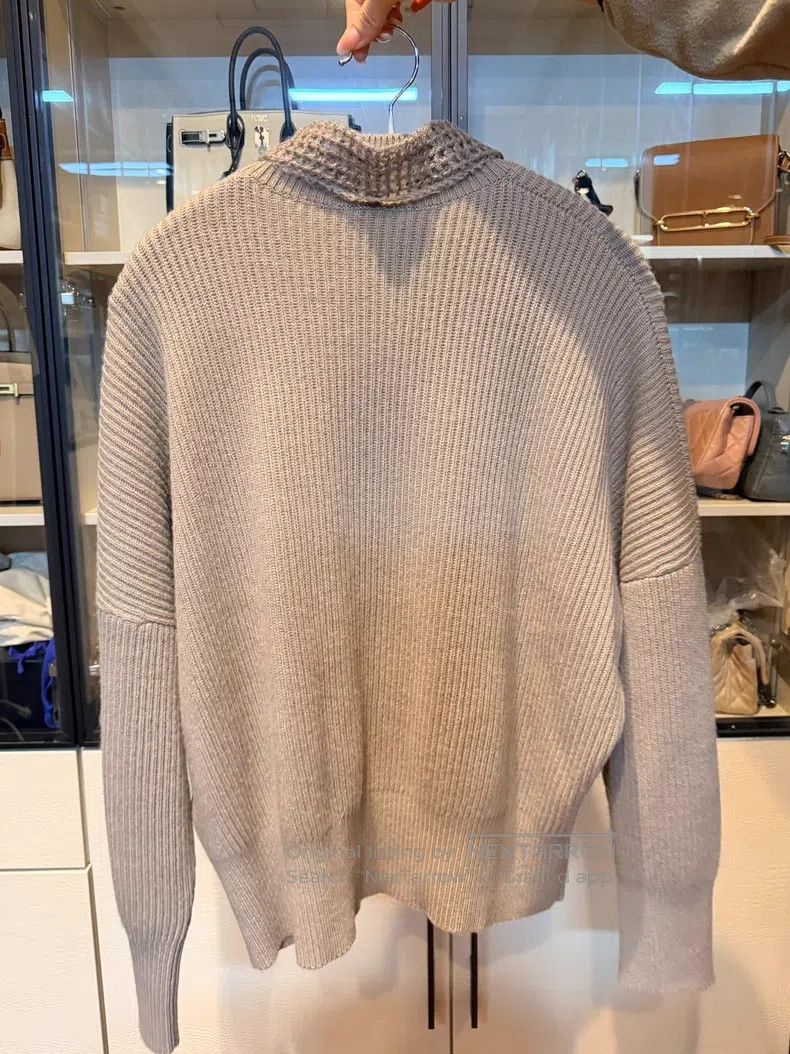 Brunello Cucinelli Brunello Cucinelli Autumn and winter women's simple semi-h Size M / US 6-8 / IT 42-44 - 2 Thumbnail