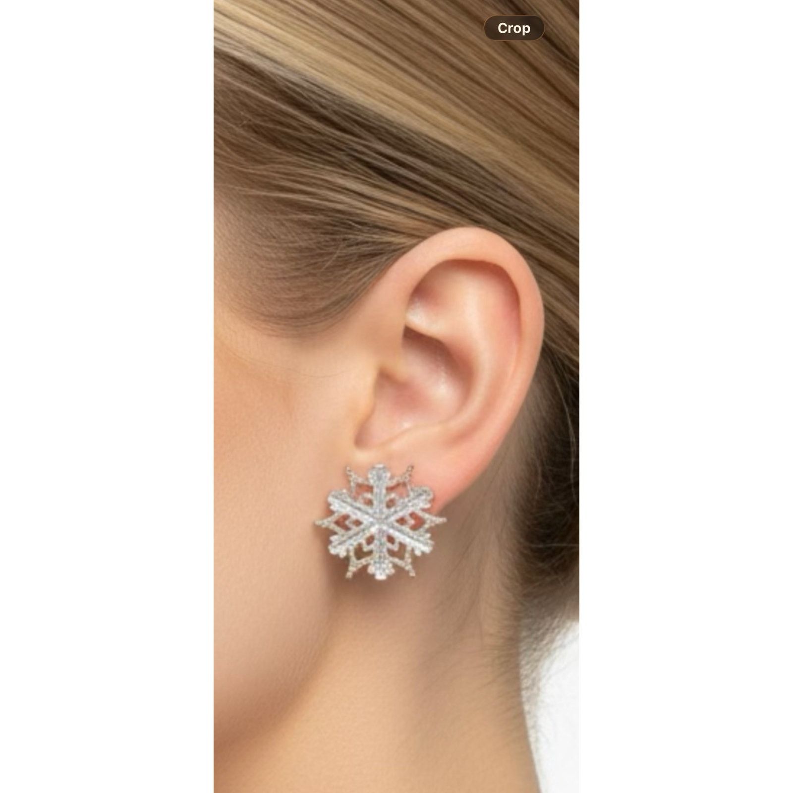 Other Sienna Sky Snowflake Stud Earrings Sterling or Gold Filled Size ONE SIZE - 1 Thumbnail
