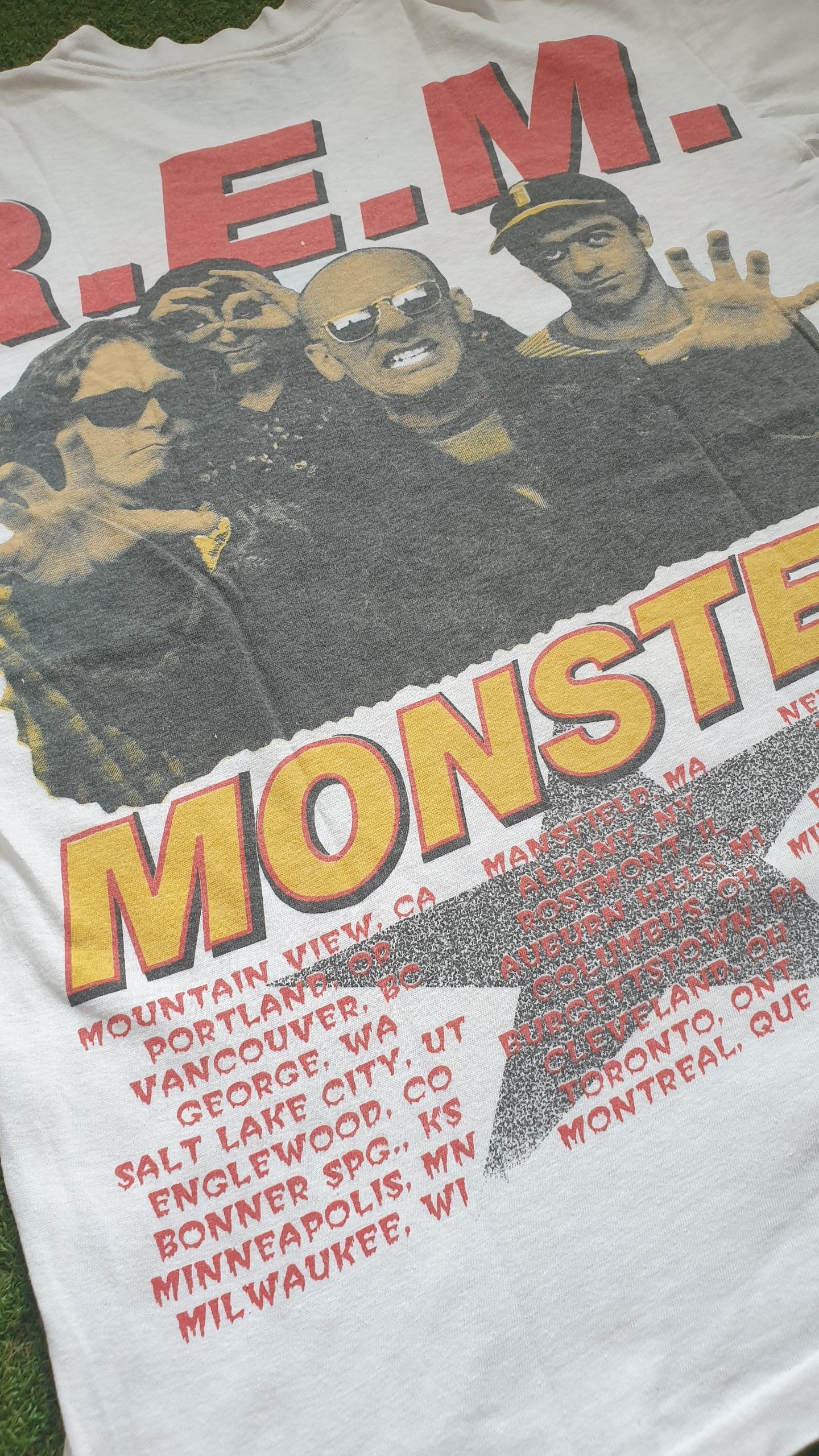 Band Tees R.E.M - Monster Tour 1995 (REM) Size US XL / EU 56 / 4 - 9 Thumbnail
