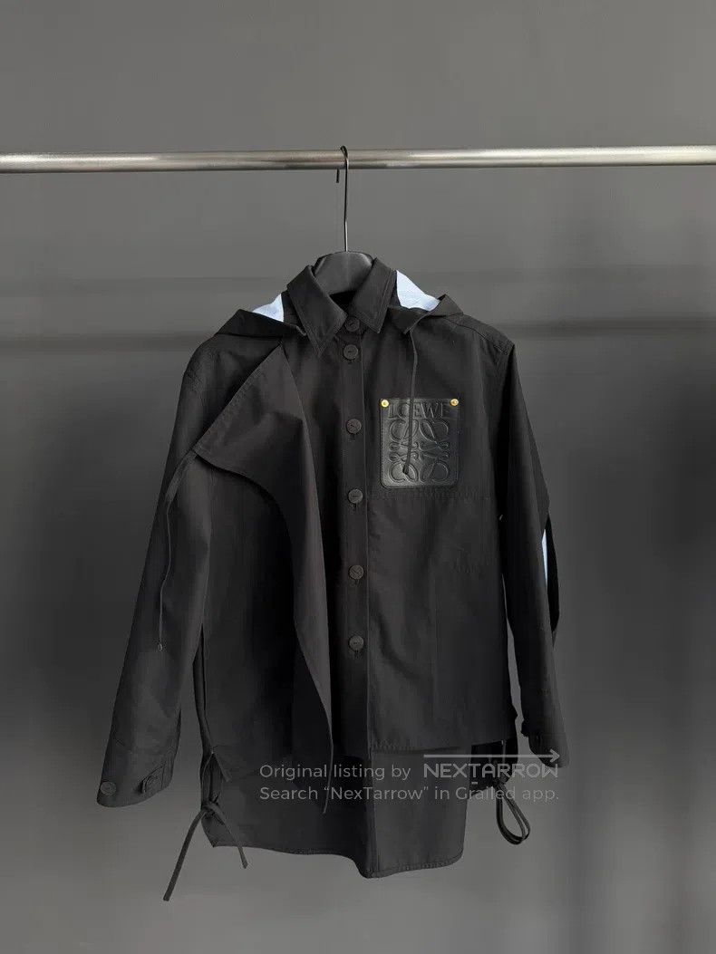 Loewe Loewe FW23 solid color logo patch single-breasted casual p Size XS / US 0-2 / IT 36-38 - 1 Thumbnail