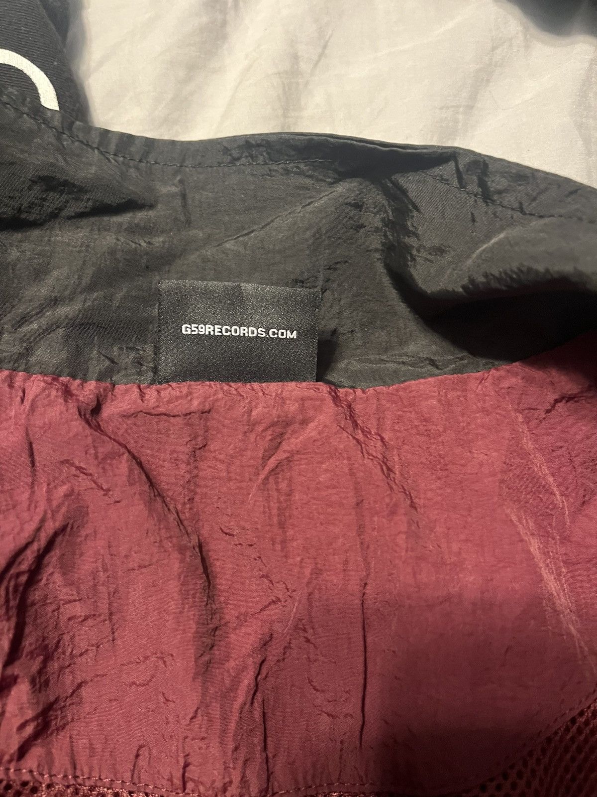 G59 Records G59 Records “NOT BIG ON SPORTS” jacket burgundy Size US L / EU 52-54 / 3 - 4 Thumbnail