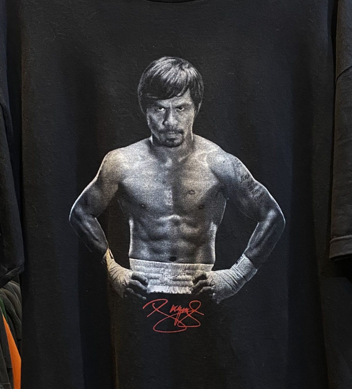 Alstyle Tshirt Manny Pacman Pacquiao Legend Boxing Record Story tee Size US XL / EU 56 / 4 - 3 Thumbnail