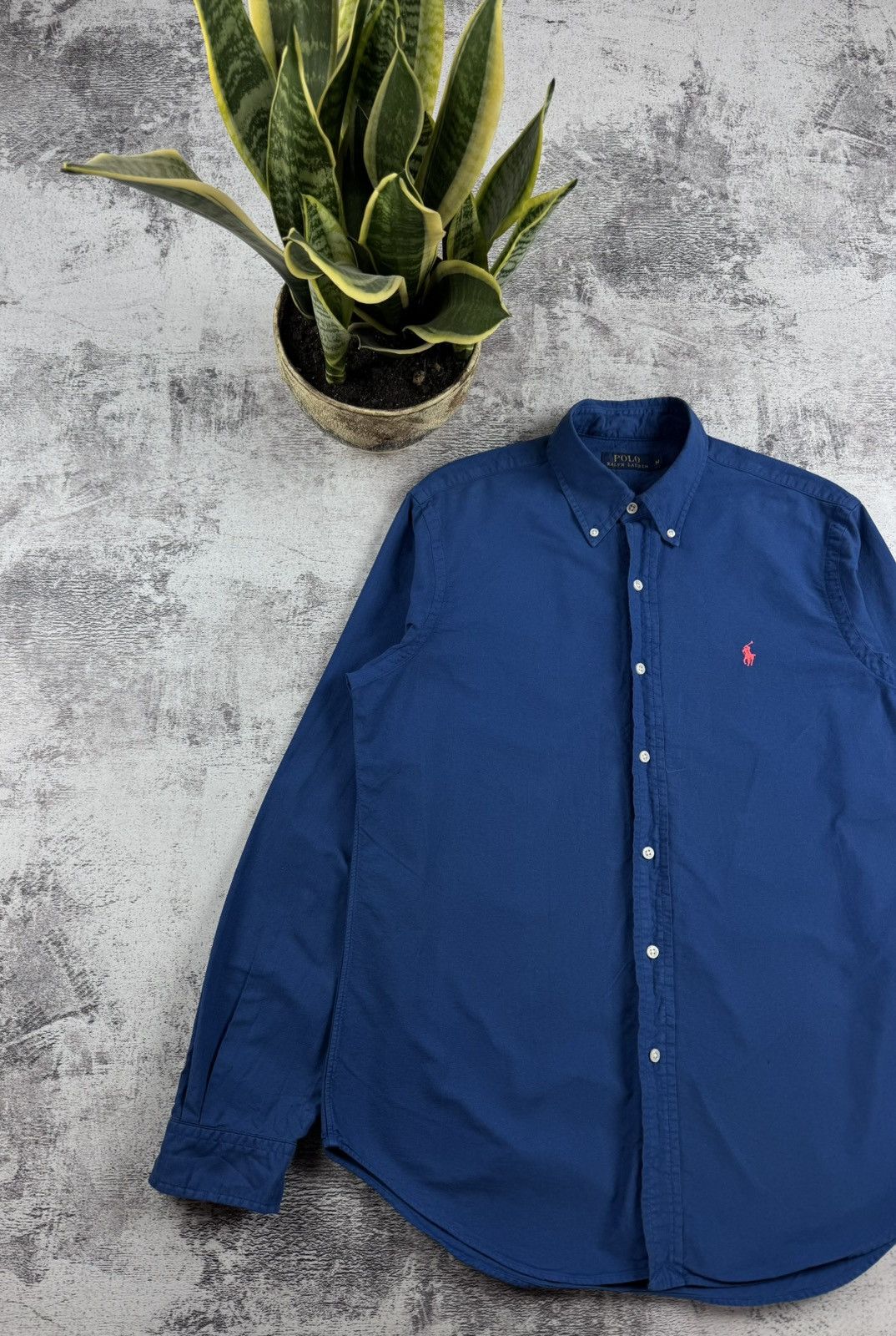 Polo Ralph Lauren Polo Ralph Lauren Basic 90S Longsleeve Luxury Button Shirt Size US M / EU 48-50 / 2 - 2 Thumbnail