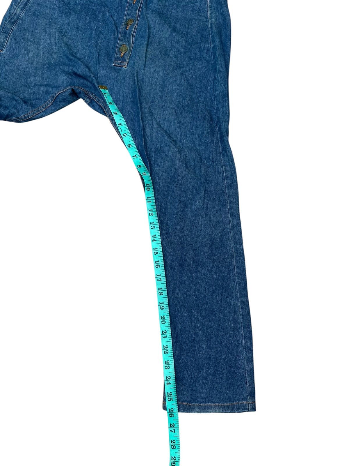 Issey Miyake Issey Miyake By Tsumori Chisato Drop Crotch Denim Pants Size US 28 / EU 44 - 21 Thumbnail