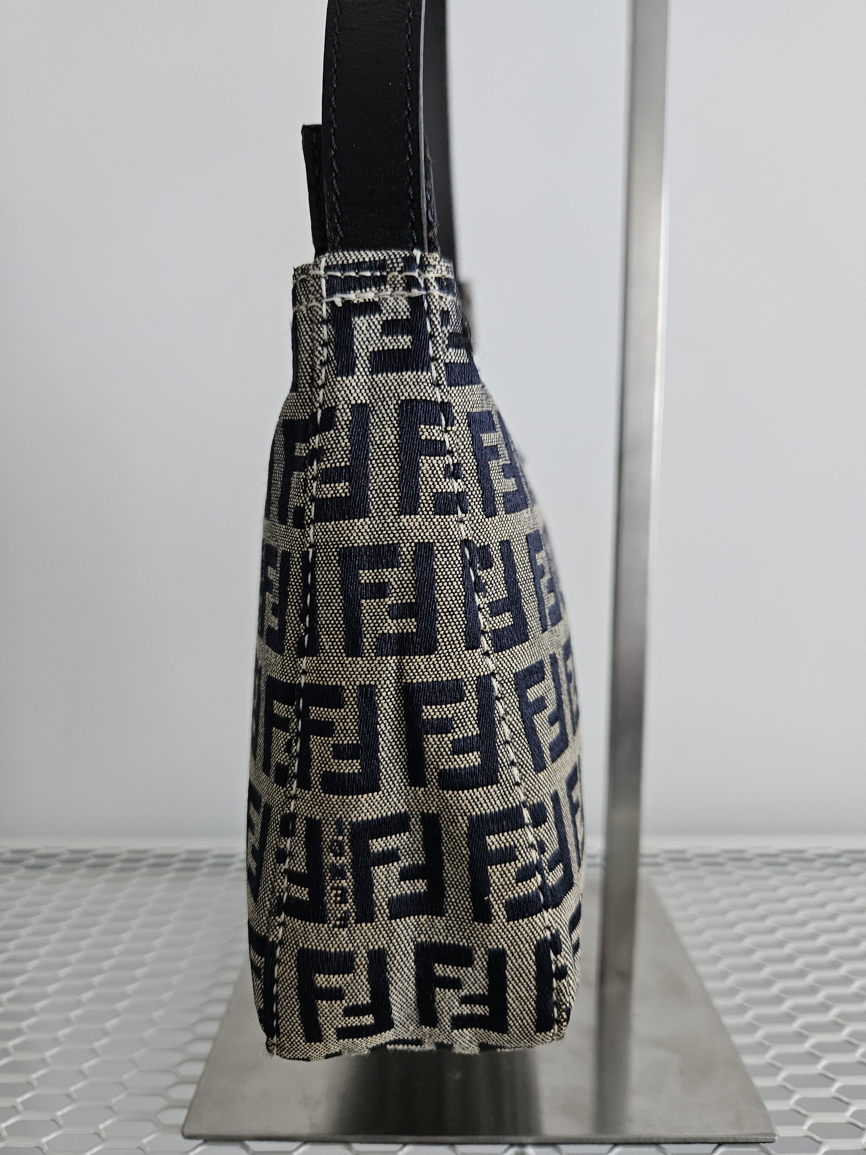 Fendi Fendi zucchino ff monogram canvas mini bag pochette Size ONE SIZE - 10 Thumbnail