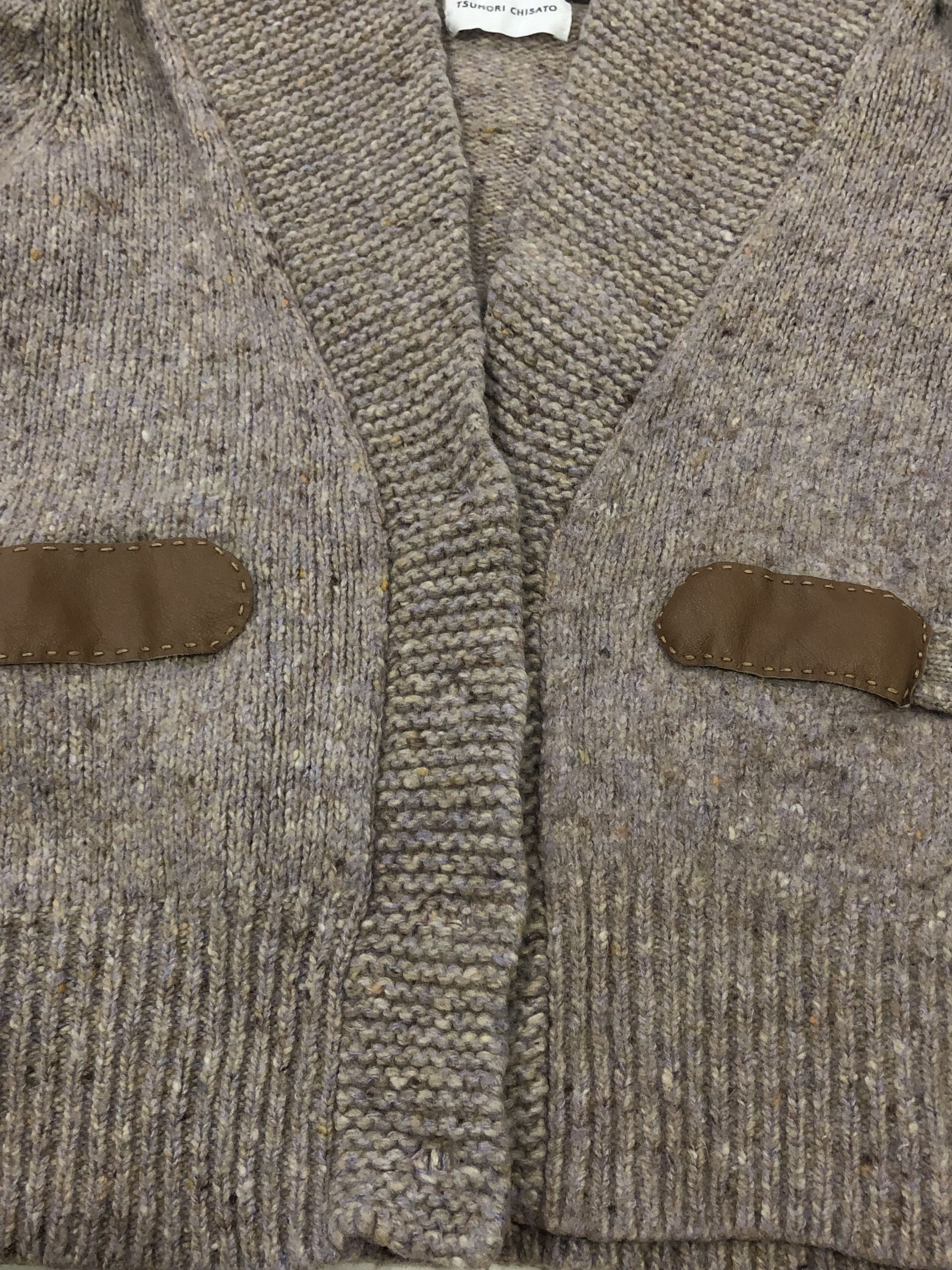 Tsumori Chisato Tsumori Chisato Japanese Designer Tweed Knit Cardigan Size S / US 4 / IT 40 - 6 Thumbnail