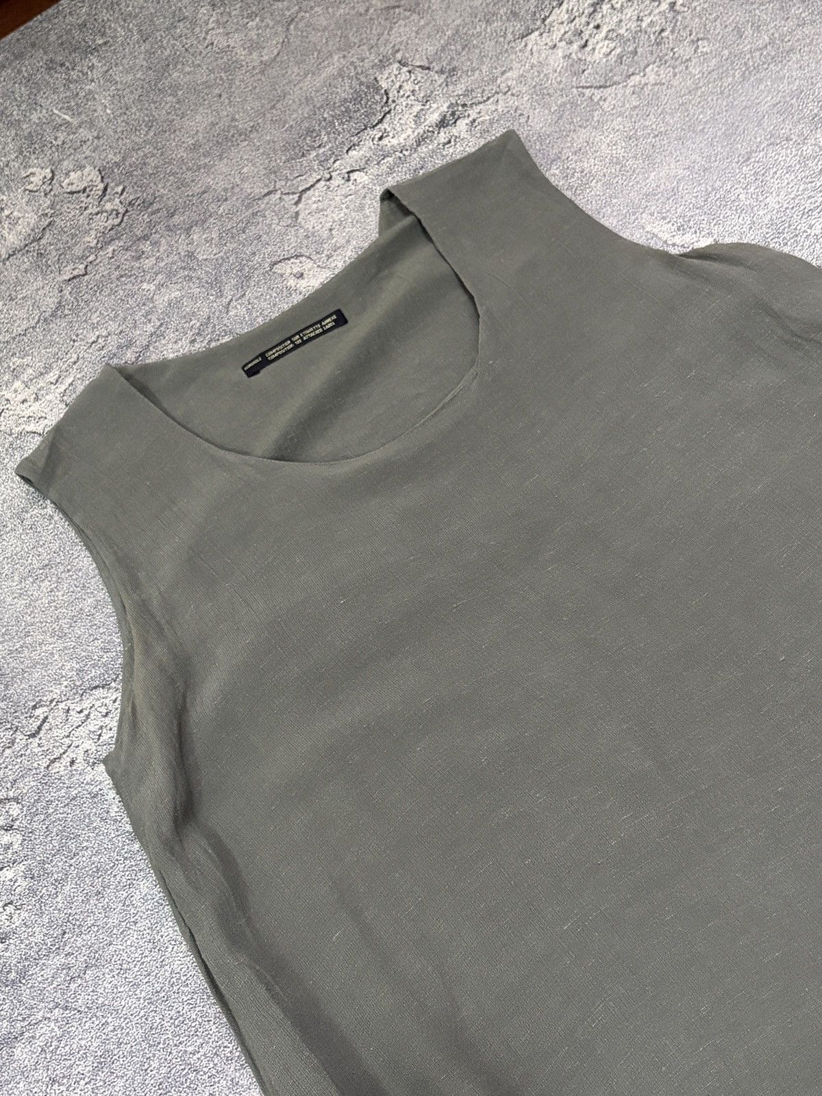 Rundholz Rundholz Grey Sleeveless Asymmetric Lagenlook Dress S Size S / US 4 / IT 40 - 7 Thumbnail