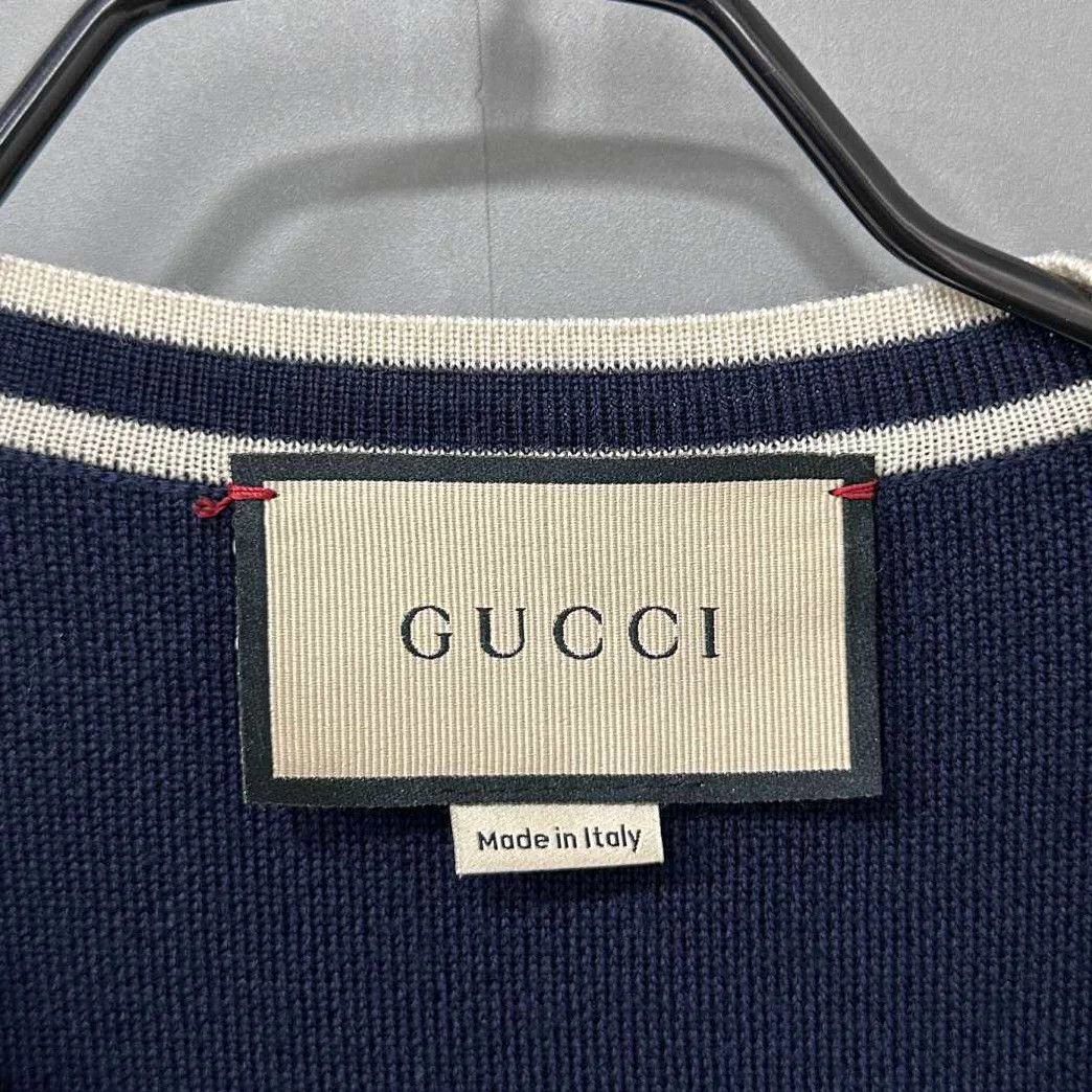 Gucci GUCCI Navy Horsebit Loafer Jacket - 99% New - S Size S / US 4 / IT 40 - 4 Thumbnail