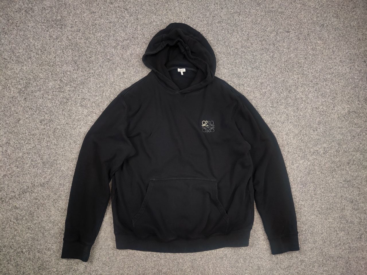 Loewe Loewe mini classic logo black oversized authentic hoodie Size US XL / EU 56 / 4 - 9 Thumbnail